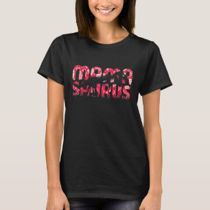 Mamasaurus Dinosaur Skeleton Love Heart Mama Sauru T-shirt