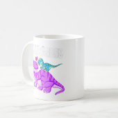 Mamasaurus Dinosaur t Rex Moederdag voor Mam Gift Koffiemok (Voorkant links)