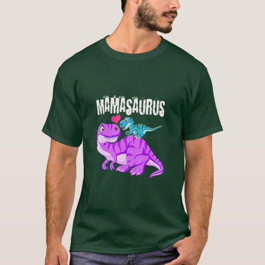 Mamasaurus Dinosaur t Rex Moederdag voor Mam Gift T-shirt (Voorkant)