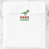 Mamasaurus Dinosaur Tyrannosaurus Rex Moederdag Vierkante Sticker (Tas)