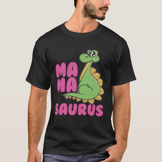 Mamasaurus dinosaurus dino t-shirt (Voorkant)