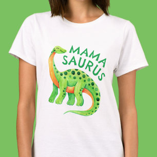 Mamasaurus Dinosaurus Moeder van de Verjaardag Jon T-shirt