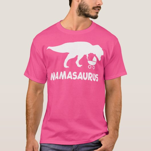 Mamasaurus Funny Mom T-Rex Shirt Gift (Dinosaur Sh (Voorkant)