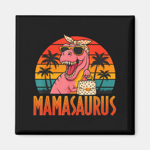 Mamasaurus grappige t rex dinosaurus moederdag magneet