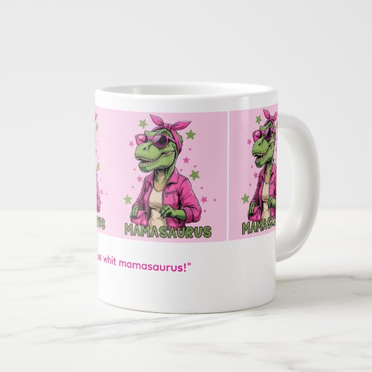 Mamasaurus  grote koffiekop (Voorkant rechts)