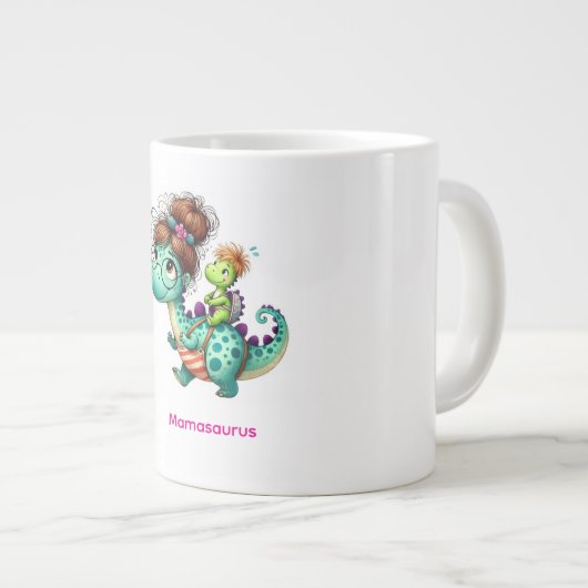 Mamasaurus  grote koffiekop (Voorkant rechts)