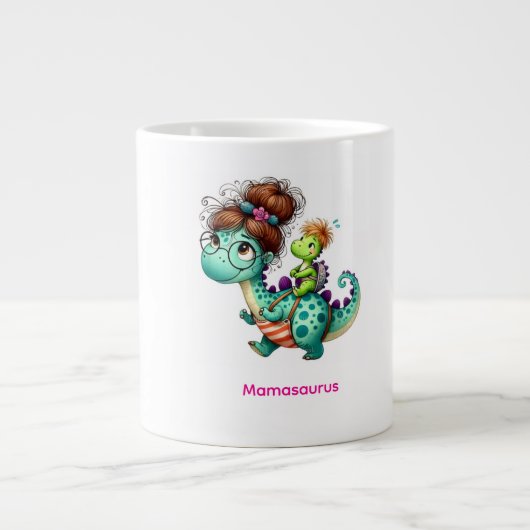 Mamasaurus  grote koffiekop (Voorkant)