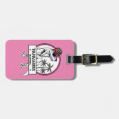 Mamasaurus Ma T rex Dino Funny Custom Name Bagagelabel (Voorkant horizontaal)