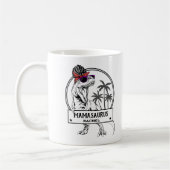 Mamasaurus Ma T rex Dino Funny Custom Name Koffiemok (Links)