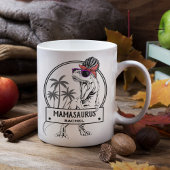 Mamasaurus Ma T rex Dino Funny Custom Name Koffiemok
