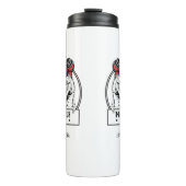 Mamasaurus Ma T rex Dino Funny Custom Name Thermosbeker (Voorkant)