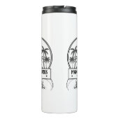 Mamasaurus Ma T rex Dino Funny Custom Name Thermosbeker (Achterkant)