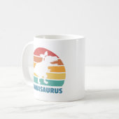 Mamasaurus Moeder Dinosaurus Grappige Moederdag Koffiemok (Voorkant links)