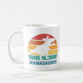 Mamasaurus Moeder Dinosaurus Grappige Moederdag Koffiemok (Links)