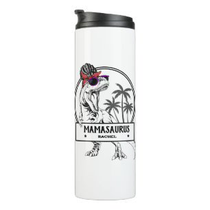 Mamasaurus Moeder T rex Dino Grappige Aangepaste N Thermosbeker