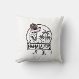 Mamasaurus Moeder Trex Dino Grappige Custom Naam T Kussen