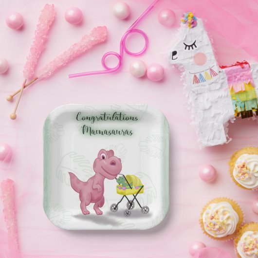 Mamasaurus Papieren Bordje (Feest)