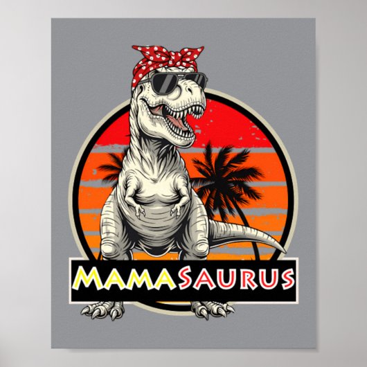 Mamasaurus Poster (Voorkant)