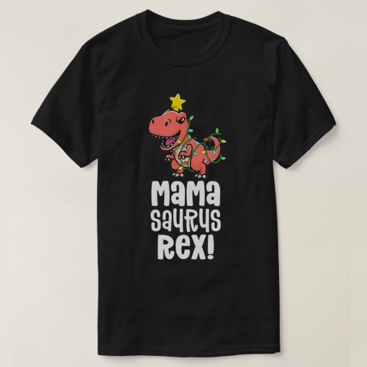 Mamasaurus re mam Matching Dino Family Dinosaur Pa T-shirt (Design voorkant)