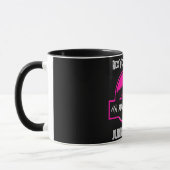 Mamasaurus Rekt Moeder Dinosaur Coffee Mok (Links)