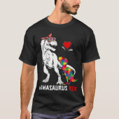Mamasaurus Rex Autism Awareness Autistic Kinder Mo T-shirt (Voorkant)