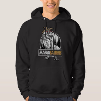 Mamasaurus Rex Dinosaur Mama Saurus Family Matchin Hoodie