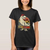 Mamasaurus Rex Dinosaur Mama Saurus Family Matchin T-shirt (Voorkant)