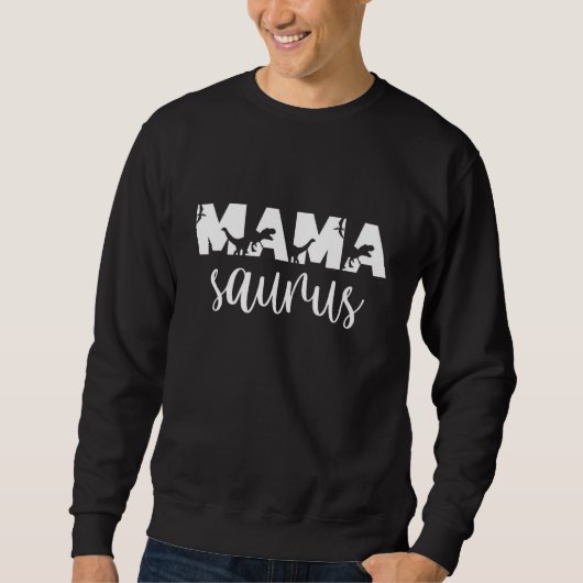 MamaSaurus rex Dinosaur Mama Saurus Moederdag Trui (Voorkant)