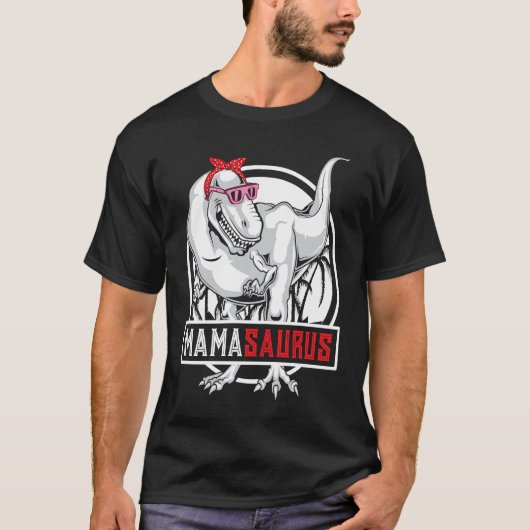Mamasaurus Rex Dinosaur Mama Saurus Mothers Day Wo T-shirt (Voorkant)