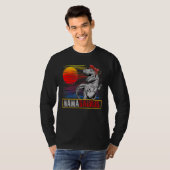 Mamasaurus Rex Dinosaur Retro Sunset Moederdag T-shirt (Voorkant volledig)