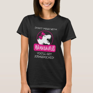 Mamasaurus Rex Dinosaurier Autismus Muttertag T-shirt