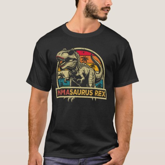 Mamasaurus Rex TRex Dinosaur Mama Saurus Rex Famil T-shirt (Voorkant)
