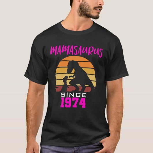 Mamasaurus since 1974 t-shirt (Voorkant)
