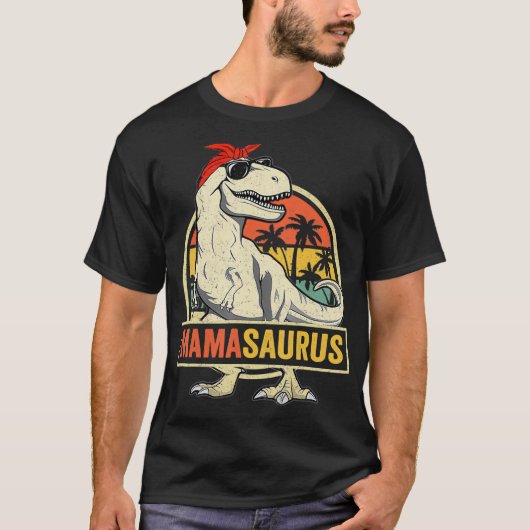 Mamasaurus T Re Dinosaur Mama Saurus Family Matchi T-shirt (Voorkant)