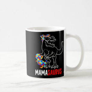 Mamasaurus T Rex Dinosaur Autisme Bewustzijn Mama  Koffiemok