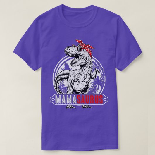 Mamasaurus T rex Dinosaur Funny Mama Saurus T-shirt (Design voorkant)