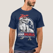 Mamasaurus T rex Dinosaur Funny Mama Saurus T-shirt (Voorkant)