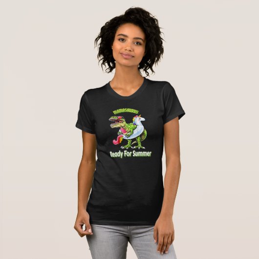 Mamasaurus T rex Dinosaur Funny T-shirt (Voorkant volledig)