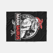 Mamasaurus T Rex Dinosaur Grappige Mama Saurus Fleece Deken (Voorkant (Horizontaal))