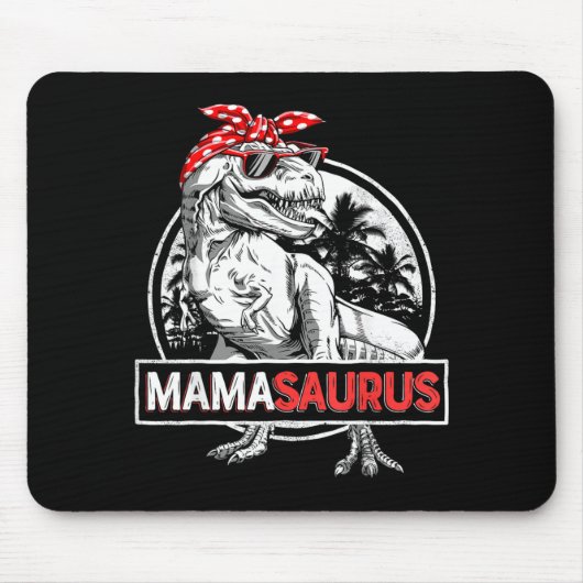 Mamasaurus T Rex Dinosaur Grappige Mama Saurus Muismat (Voorkant)