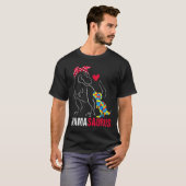 Mamasaurus T Rex Dinosaur Mama Saurus Autism Aware T-shirt (Voorkant volledig)