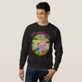Mamasaurus T Rex Dinosaur Mama Saurus Autism Aware Trui (Voorkant volledig)