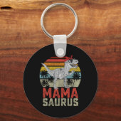 Mamasaurus T Rex Dinosaur Mama Saurus Family Match Sleutelhanger (Voorkant)