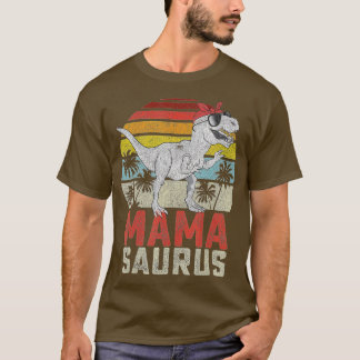 Mamasaurus T Rex Dinosaur Mama Saurus Family Match T-shirt