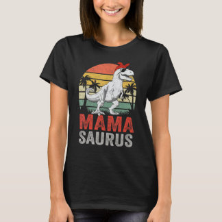 Mamasaurus T Rex Dinosaur Mama Saurus Family Match T-shirt