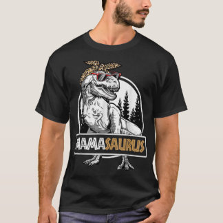 Mamasaurus T Rex Dinosaur Mama Saurus Family Match T-shirt