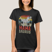 Mamasaurus T Rex Dinosaur Mama Saurus Family Match T-shirt (Voorkant)