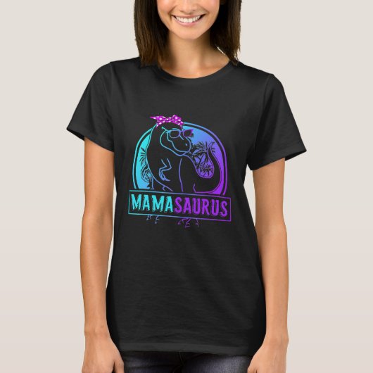 Mamasaurus T Rex Dinosaur Mama Saurus T-shirt (Voorkant)