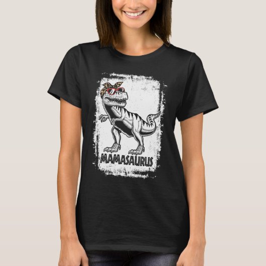 Mamasaurus T Rex Dinosaur Moeder Birthday Mama T-S T-shirt (Voorkant)