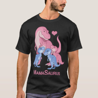 MamaSaurus TRex Moeder 3 Schattigee Baby Jongen Me T-shirt